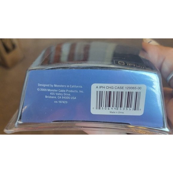 Monster Mobile Protective Leather Case with Built-In Battery For Iphone 3G, NIB - Picture 6 of 8